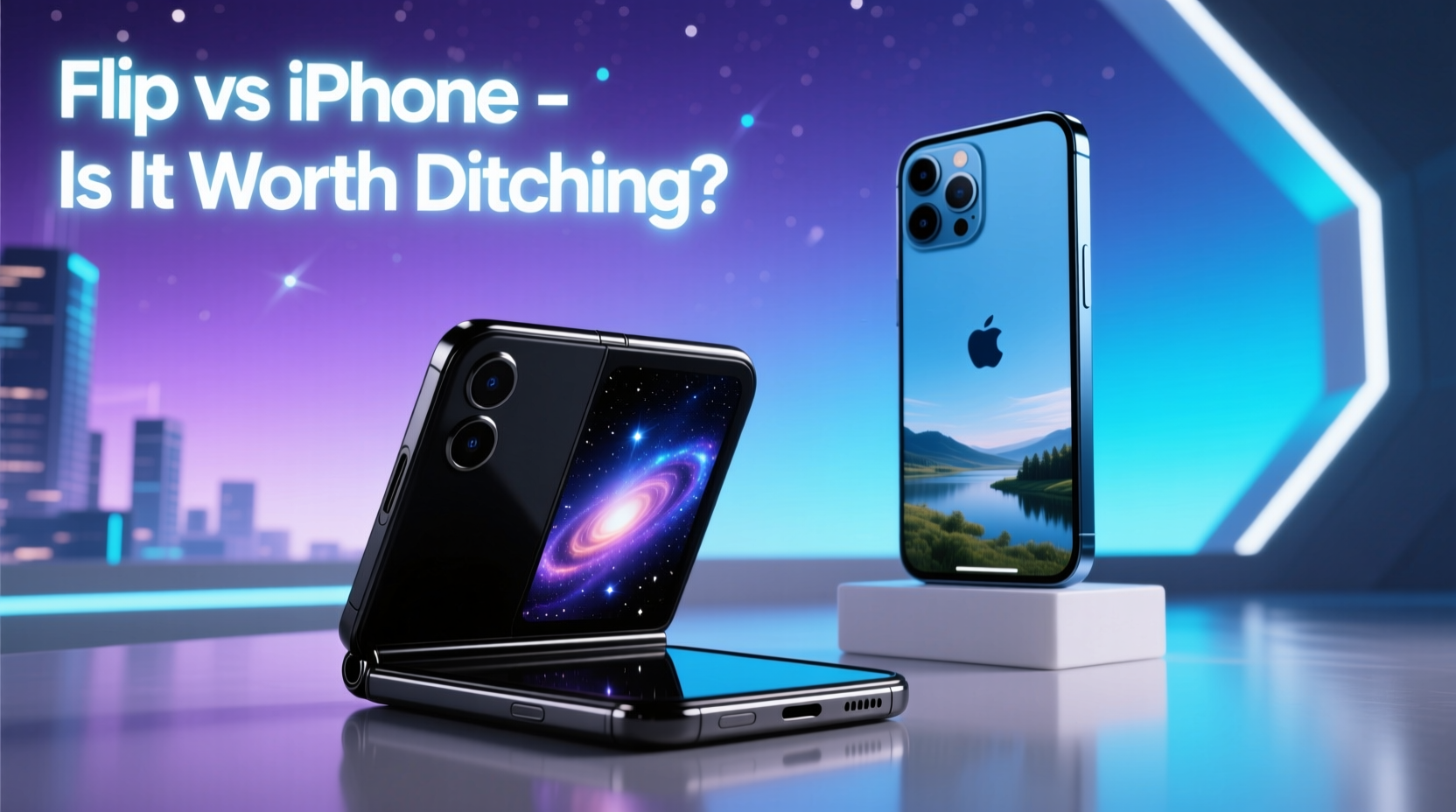 galaxy z vs iphone 13 is the flip worth ditching the iphone