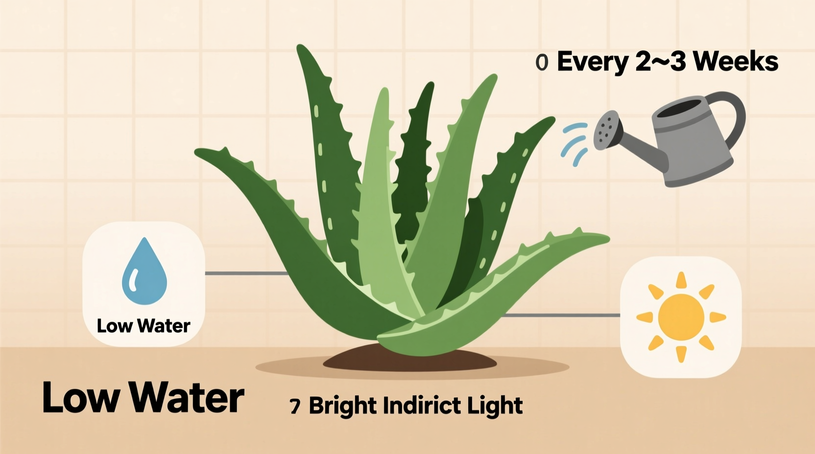 does aloe vera need water