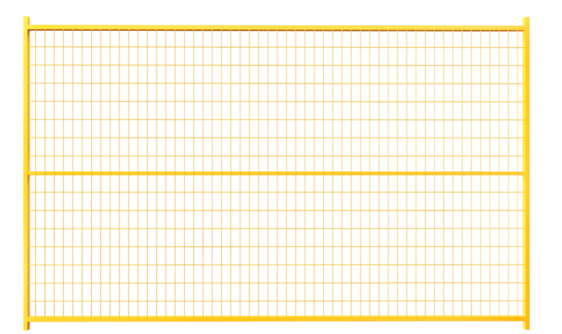 Hot Dipped Galvanized Temporary Fence Panel 50x50mm 6ft X 10ft