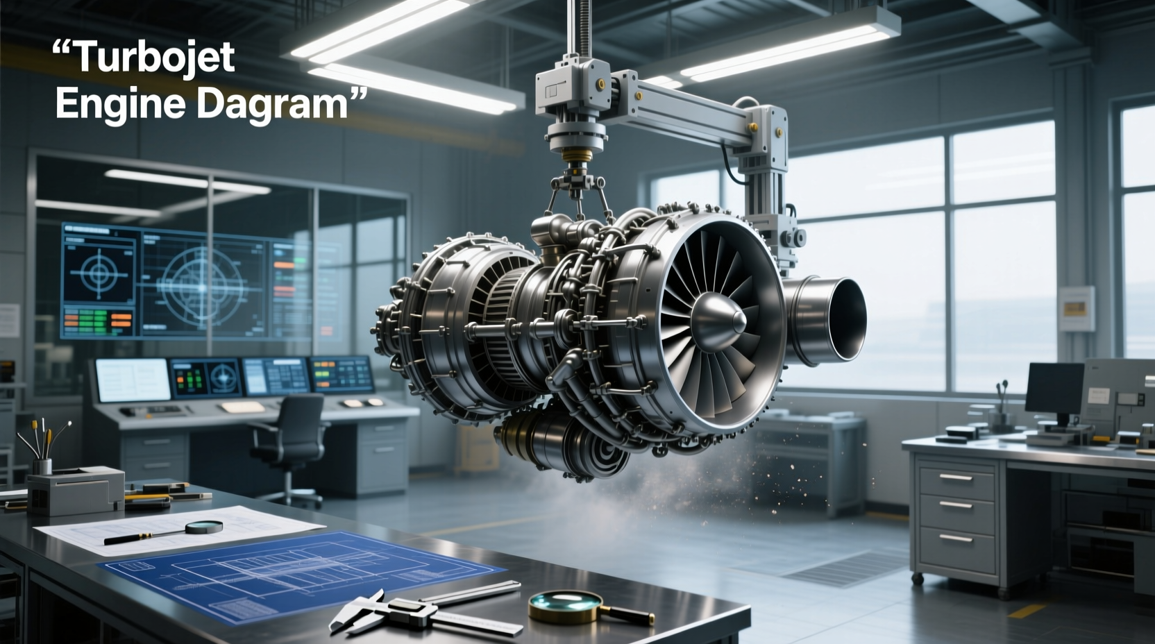 What Is a Turbojet Engine Diagram and How Does It Work?
