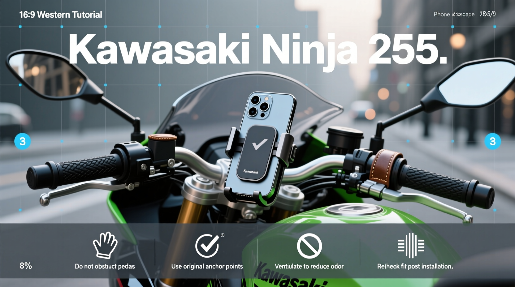 Kawasaki Ninja 250R Phone Mount Buying Guide