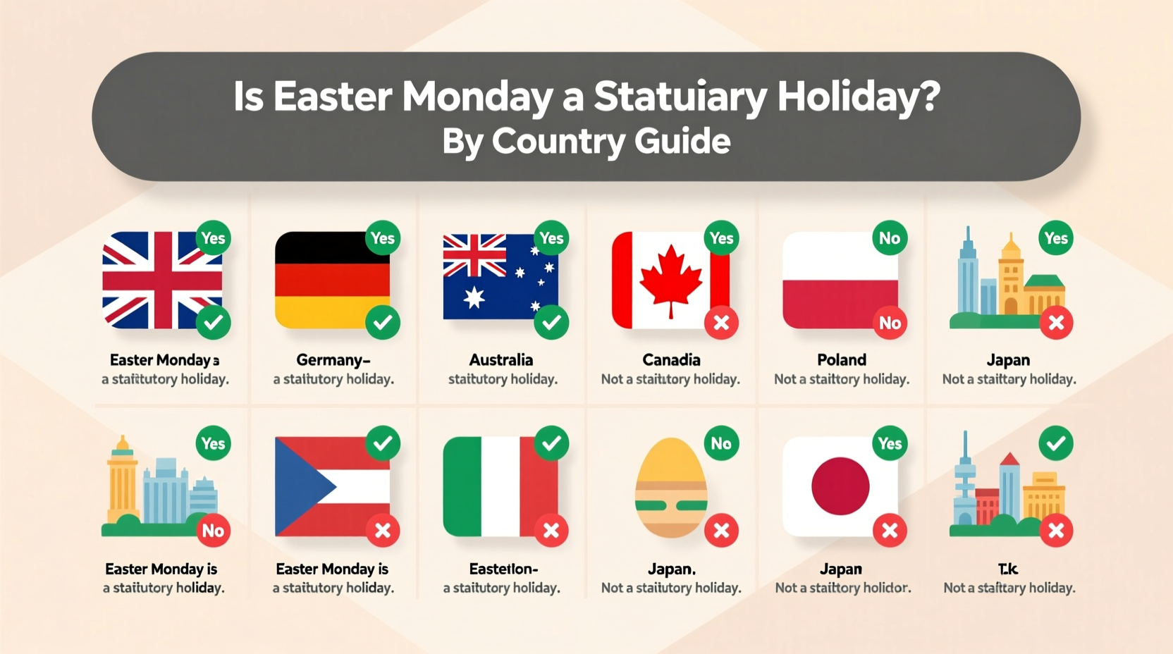 Is Easter Monday a Statutory Holiday? By Country Guide