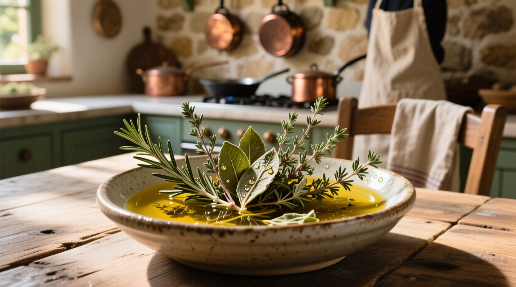 marinate your dried herbs for better vinaigrettes