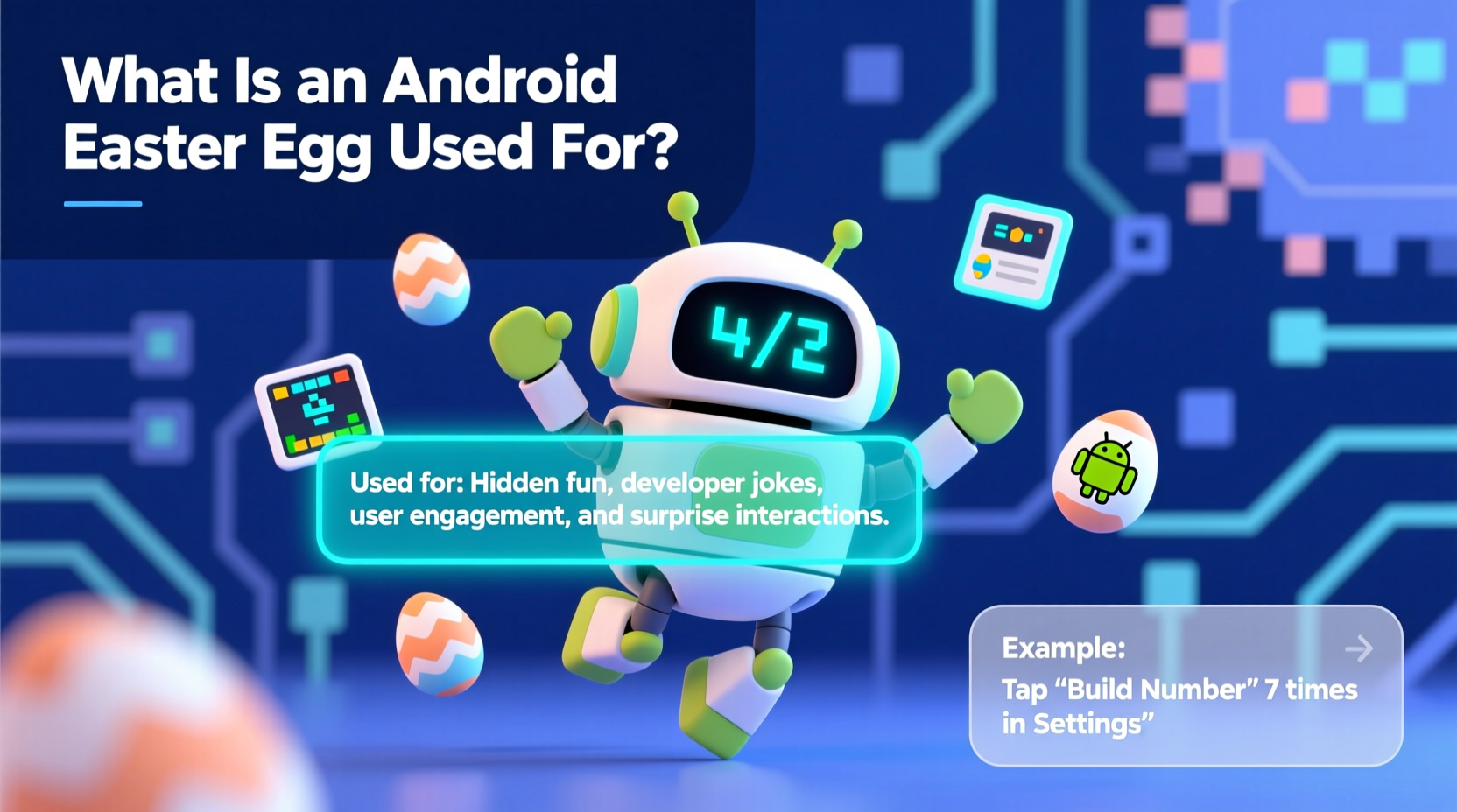 what is android r easter egg used for
