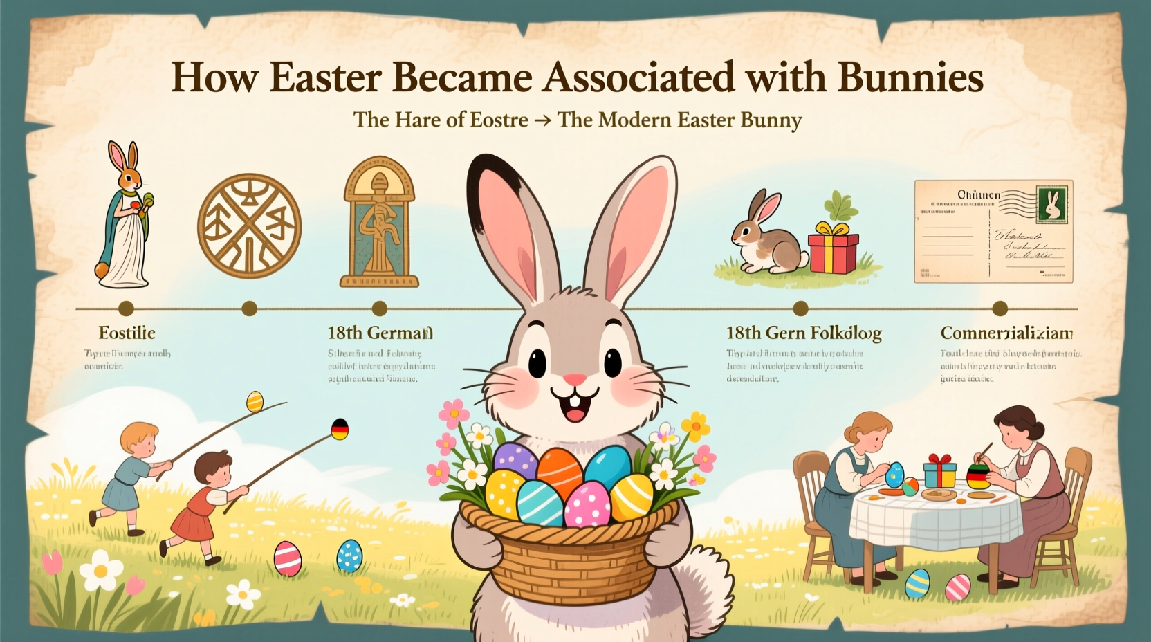 how did easter become about bunnies