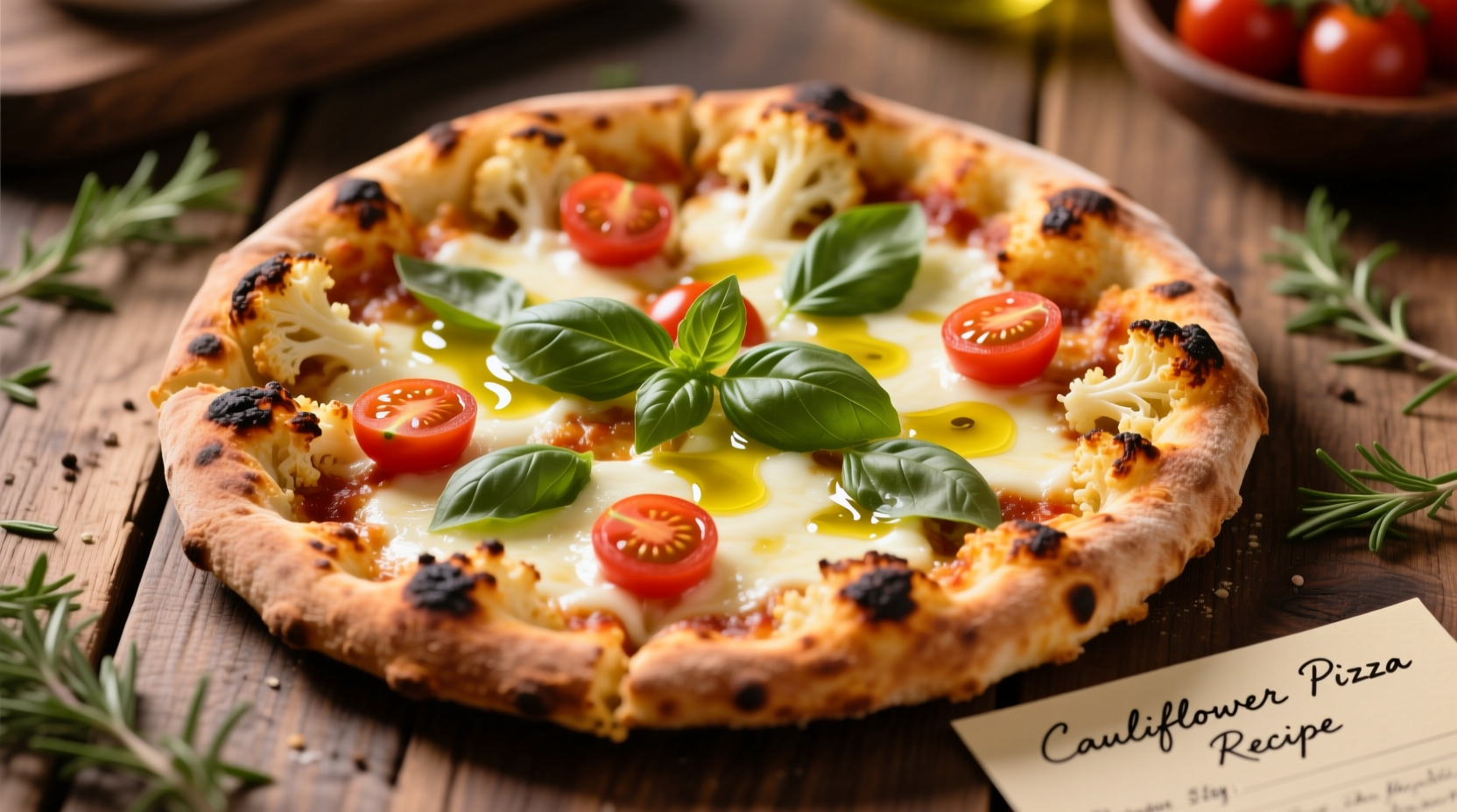 Crispy Cauliflower Pizza Recipe That Won't Get Soggy