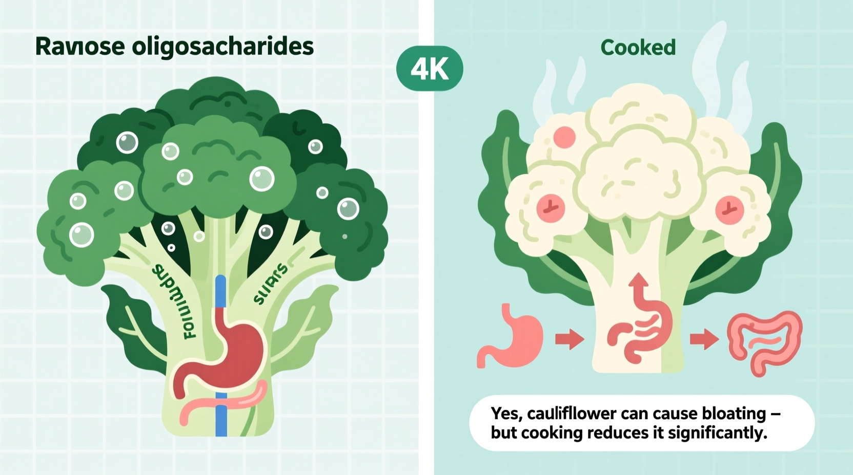 does cauliflower make you gassy