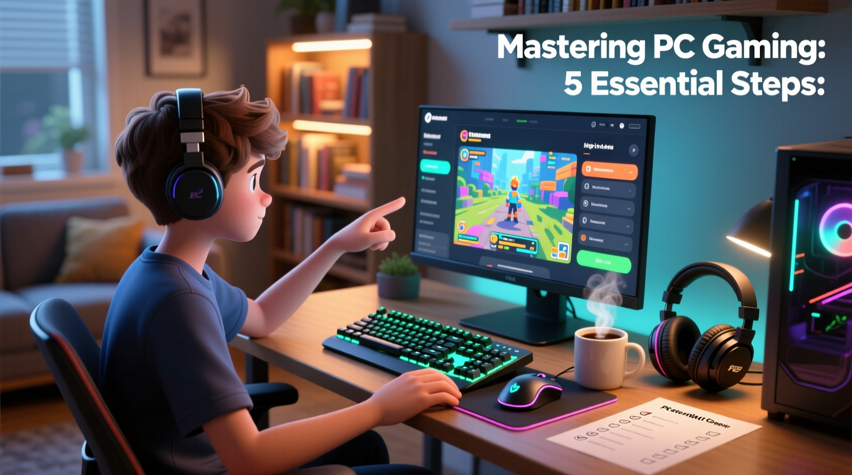 mastering pc gaming essential steps and tips to get started with your first pc game