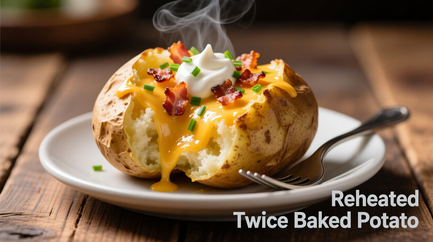 reheat twice baked potato