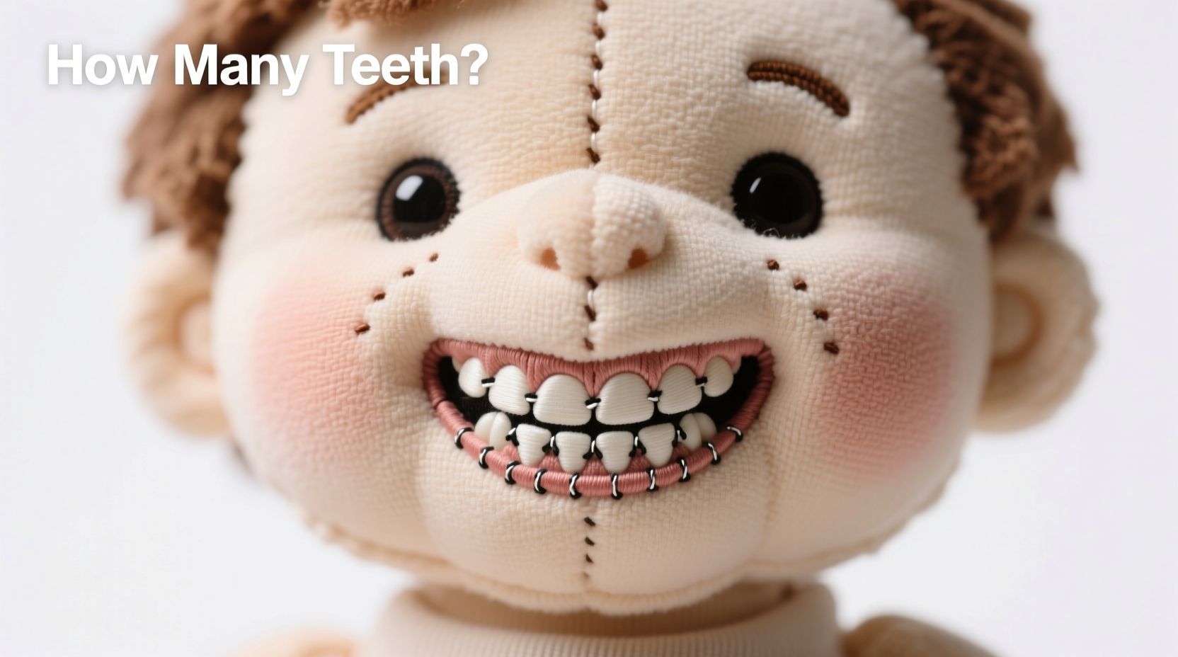 how many teeth do real labubu dolls have