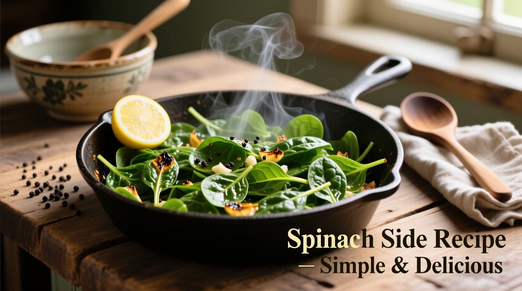 5 Best Spinach Side Recipes Ready in 15 Minutes