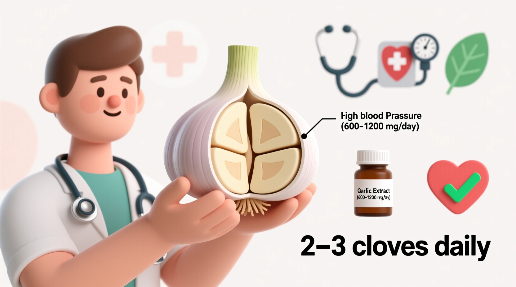 Garlic Dosage for High Blood Pressure: Evidence-Based Guide