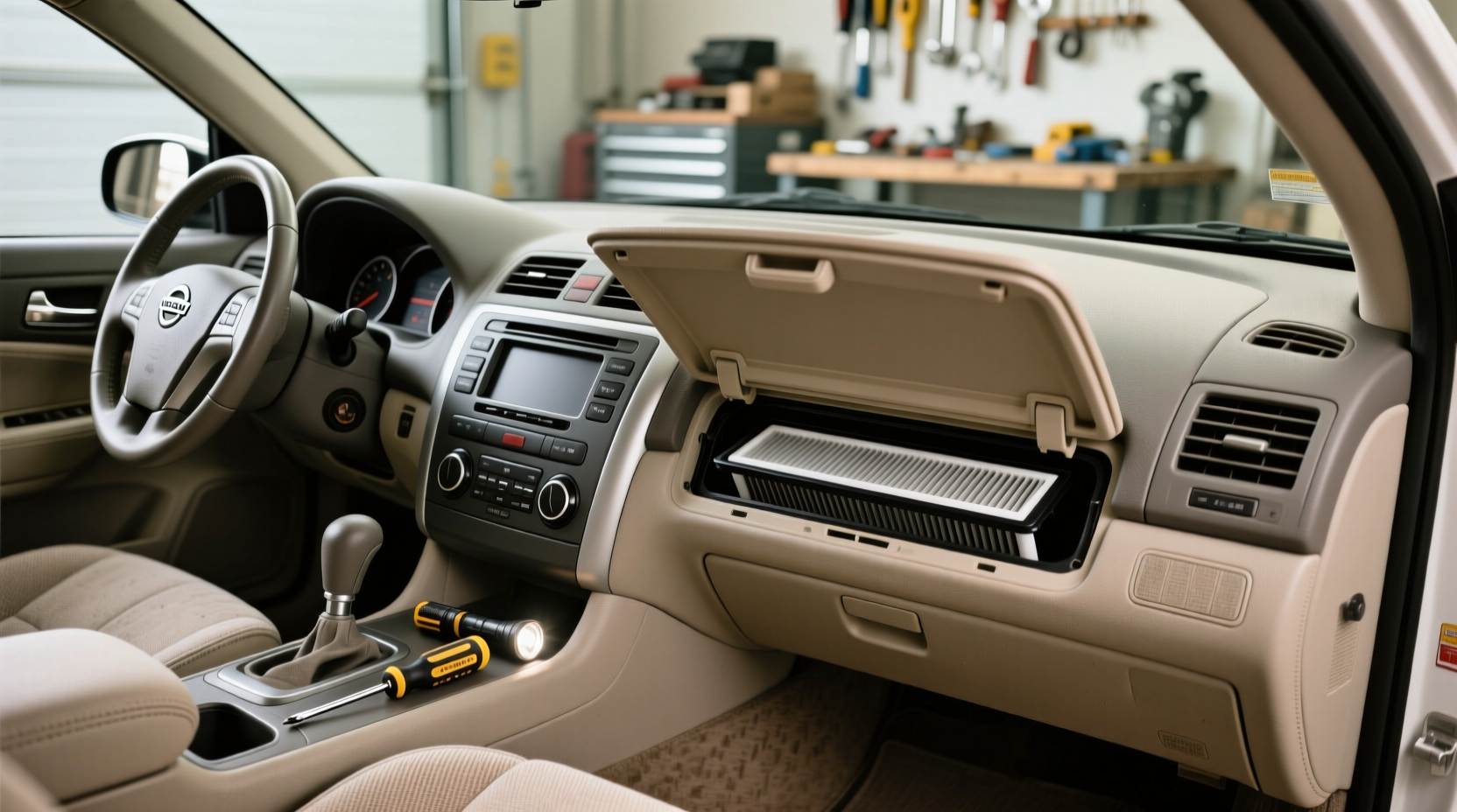 2005 nissan sentra cabin air filter location replacement guide