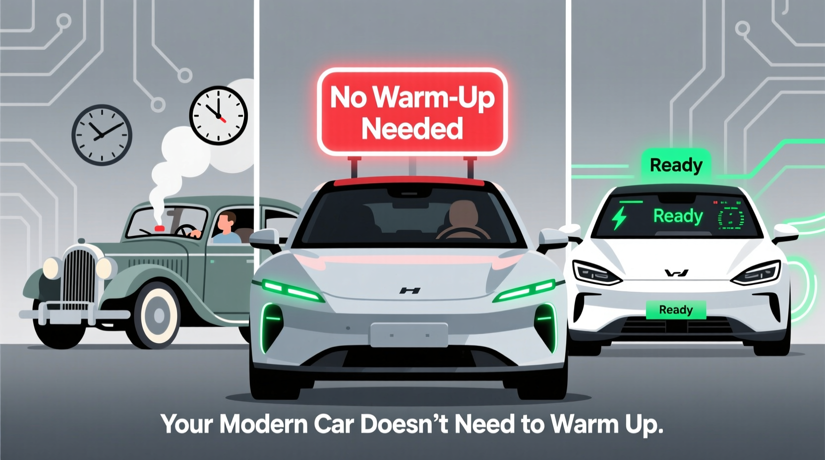 are you supposed to let your car warm up