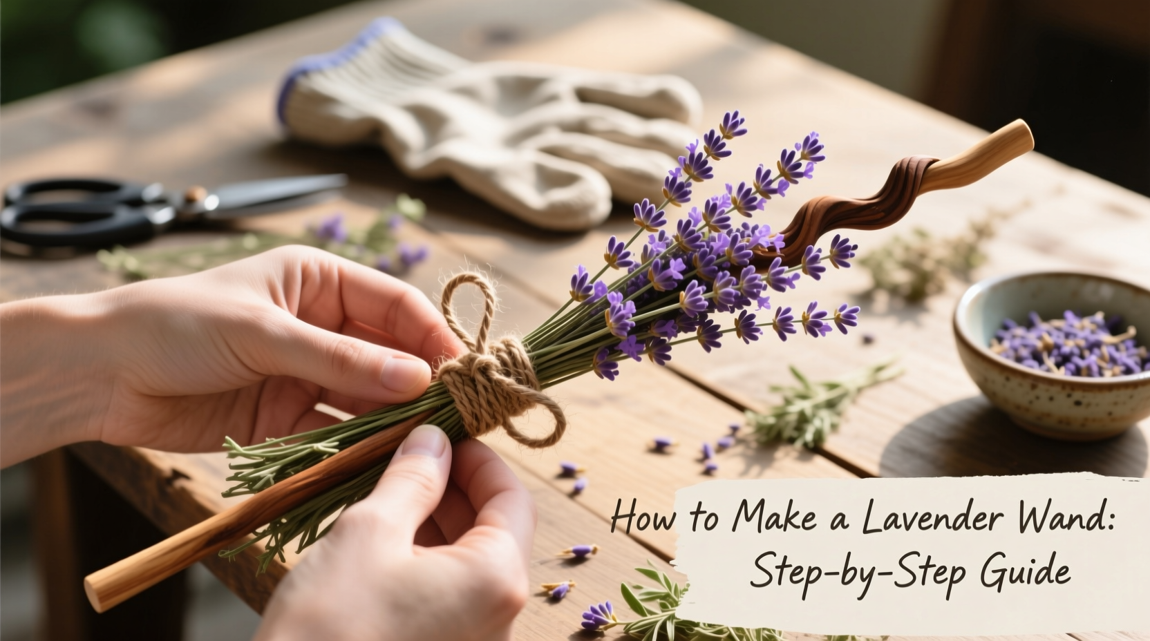 How to Make a Lavender Wand: Step-by-Step Guide