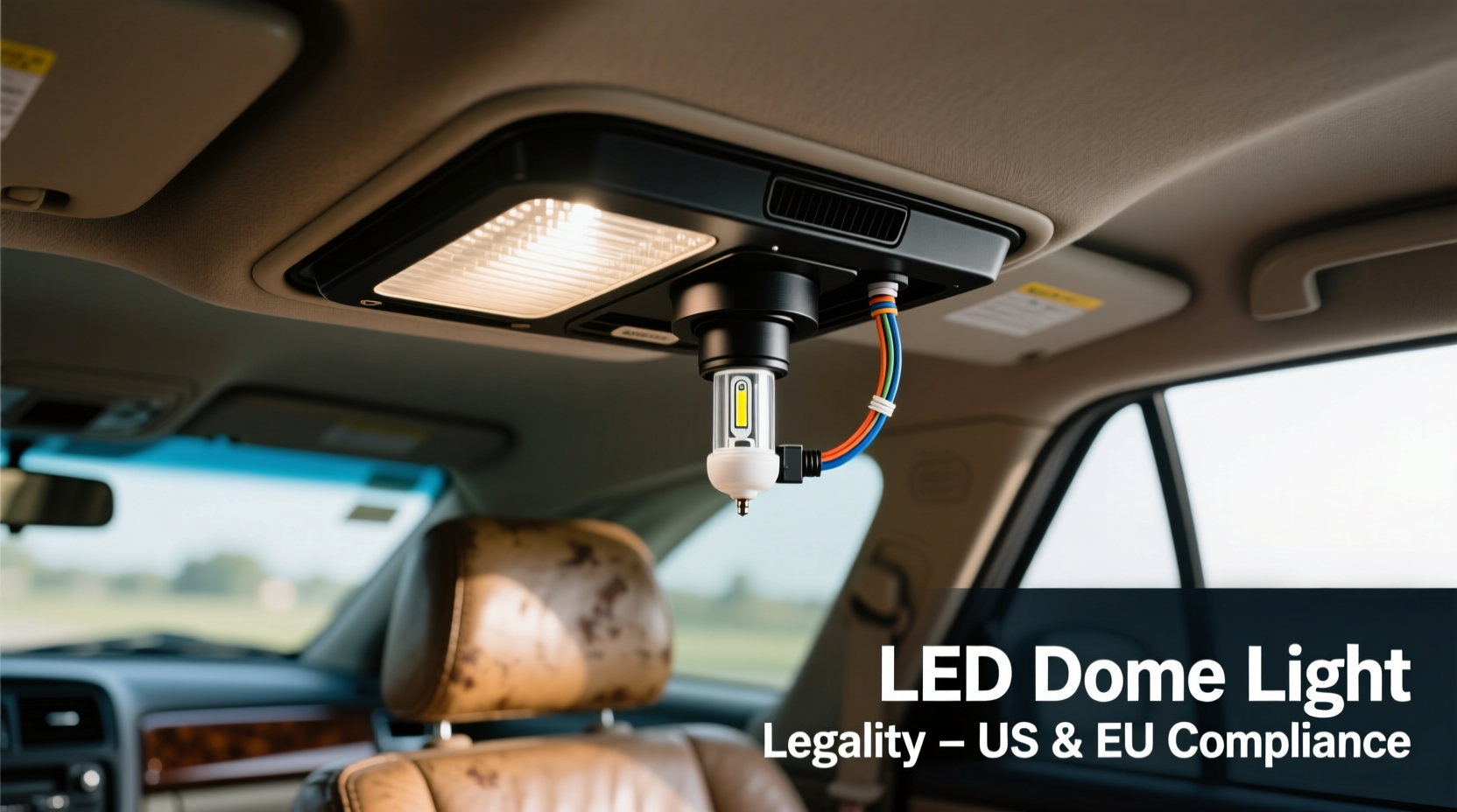 camry 2003 led dome light legality