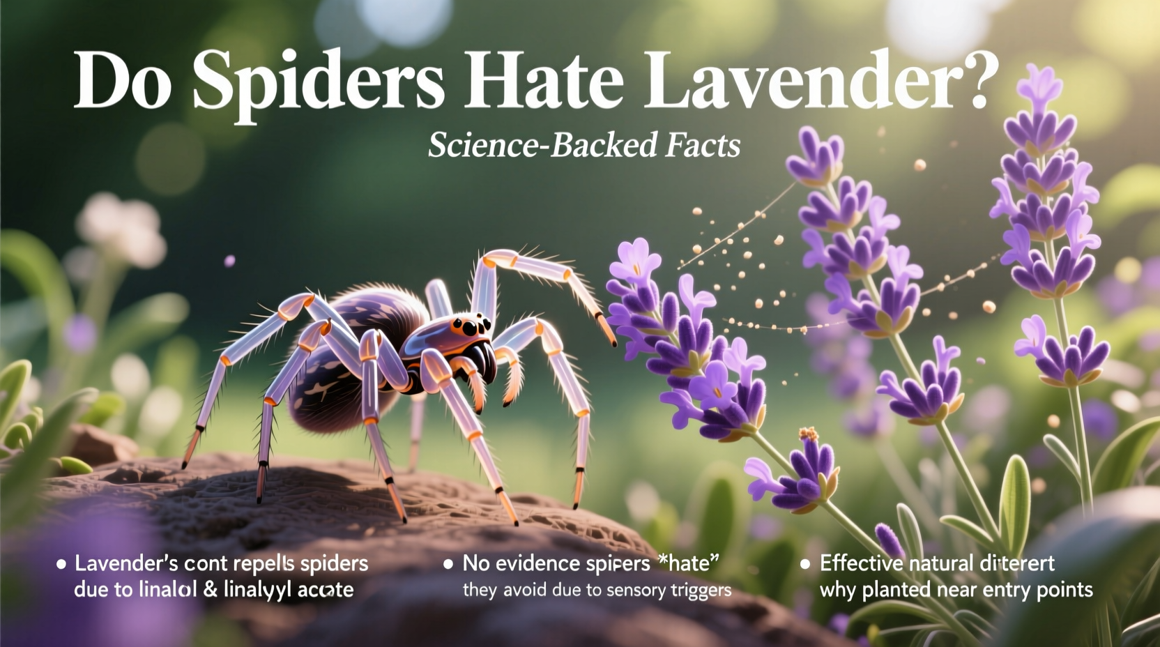 does spiders hate lavender