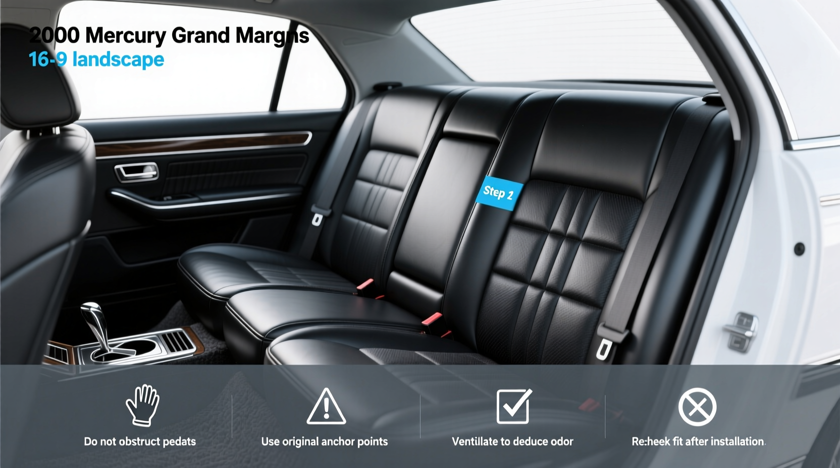 2000 mercury grand marquis leather seat covers