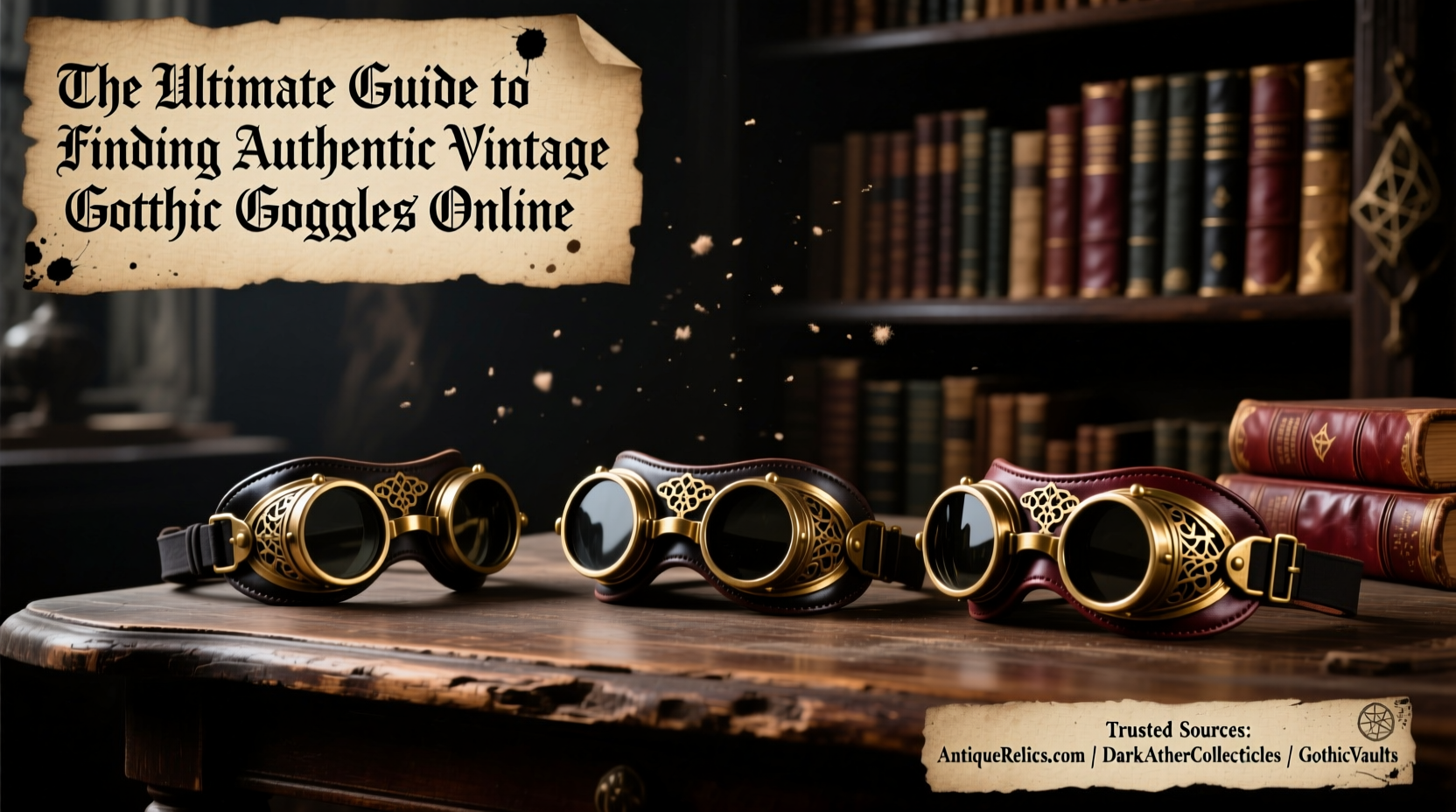 the ultimate guide to finding authentic vintage gothic goggles online tips and trusted sources
