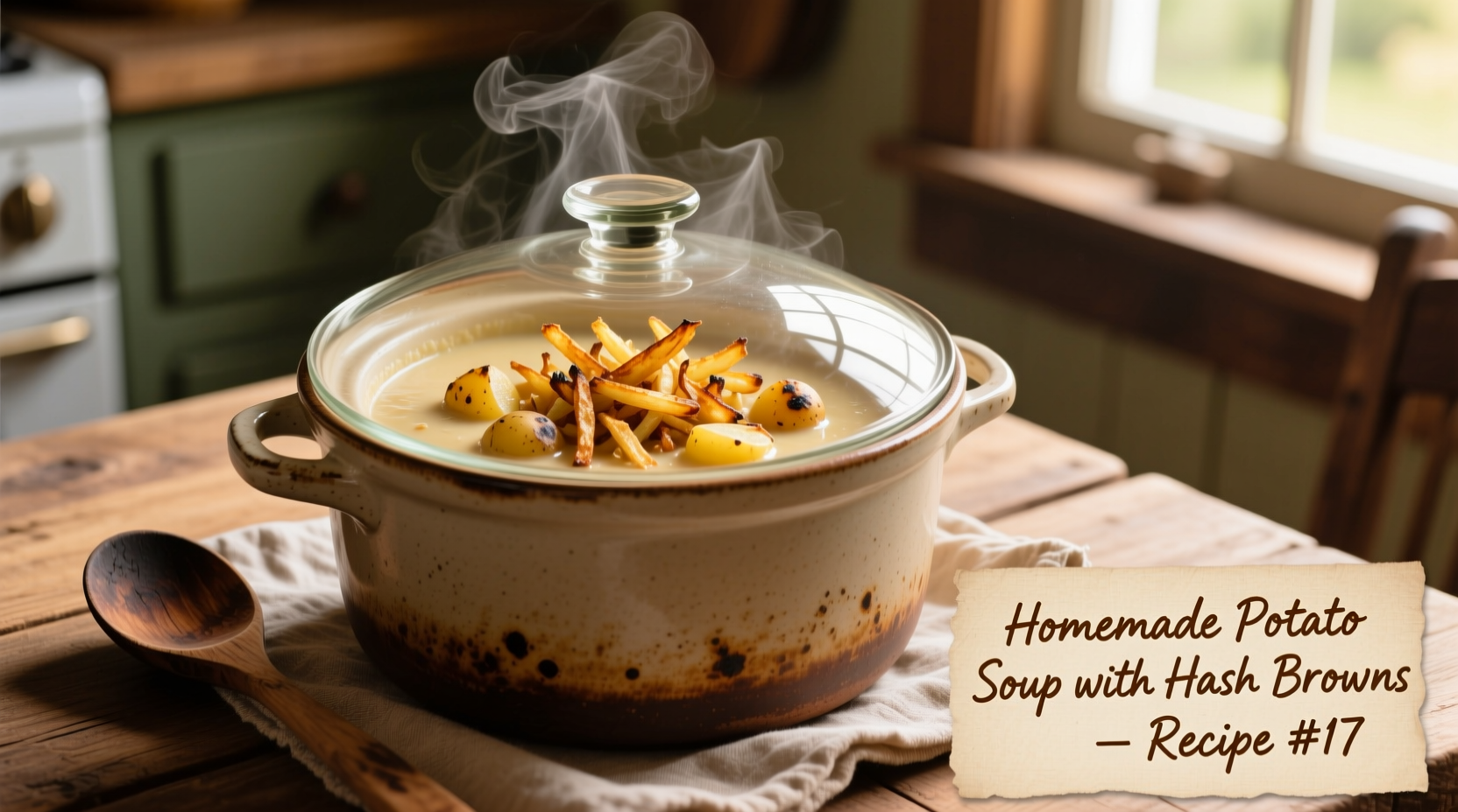 Perfect Crock Pot Potato Soup with Hash Browns Recipe