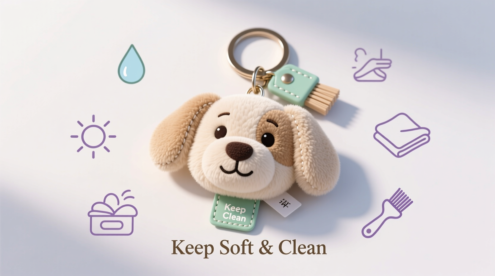 the ultimate guide to maintaining and caring for your plush dog keychain