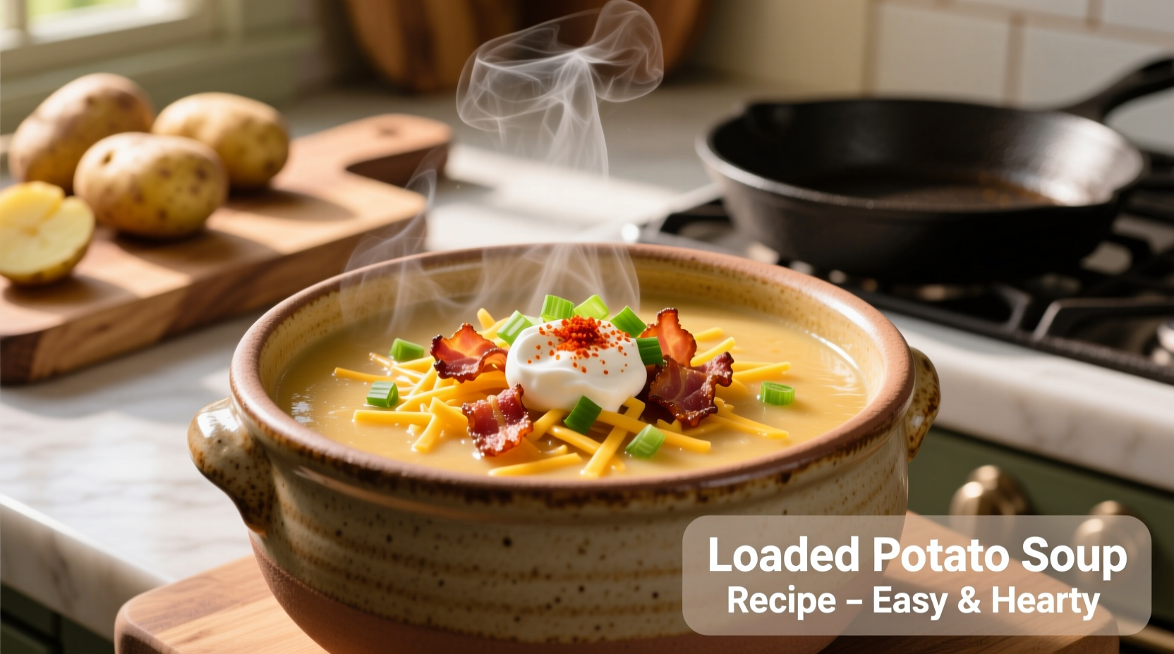 Perfect Loaded Potato Soup Recipe: Creamy & Restaurant-Style