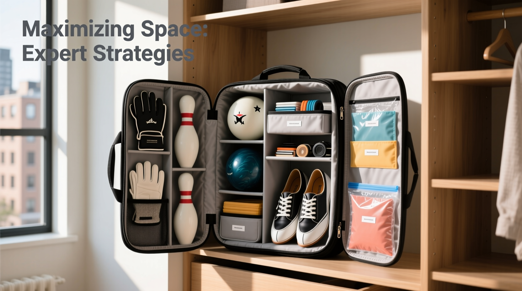 maximizing space expert strategies to organize your belongings efficiently in a small bowling bag