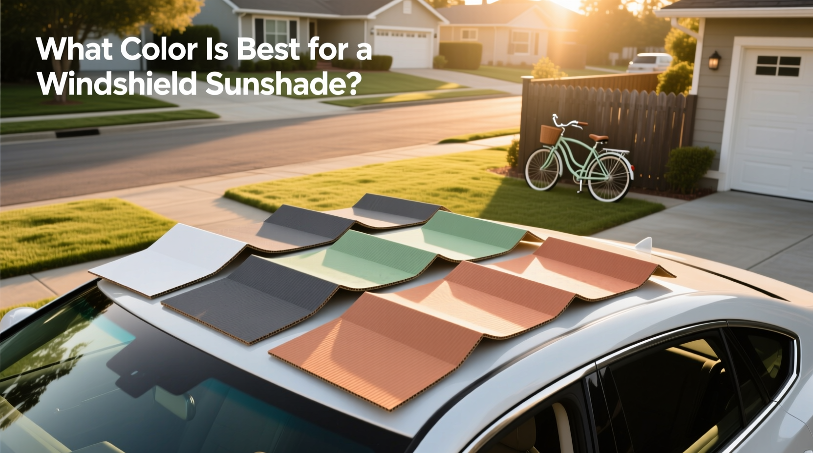 How to Choose Cardboard Windshield Shades, What Color Is Best?