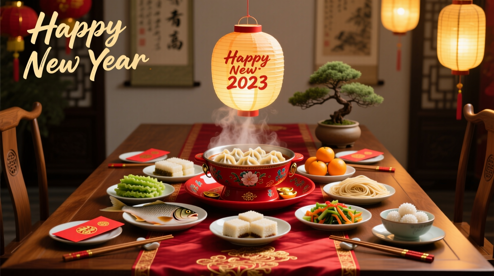 what to put on the table for new year 2023