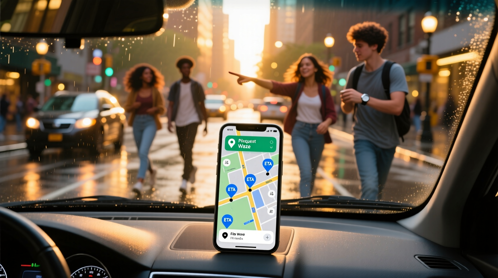 Waze Does Not Show Pickup Requests or ETA on Friends’ Arrivals