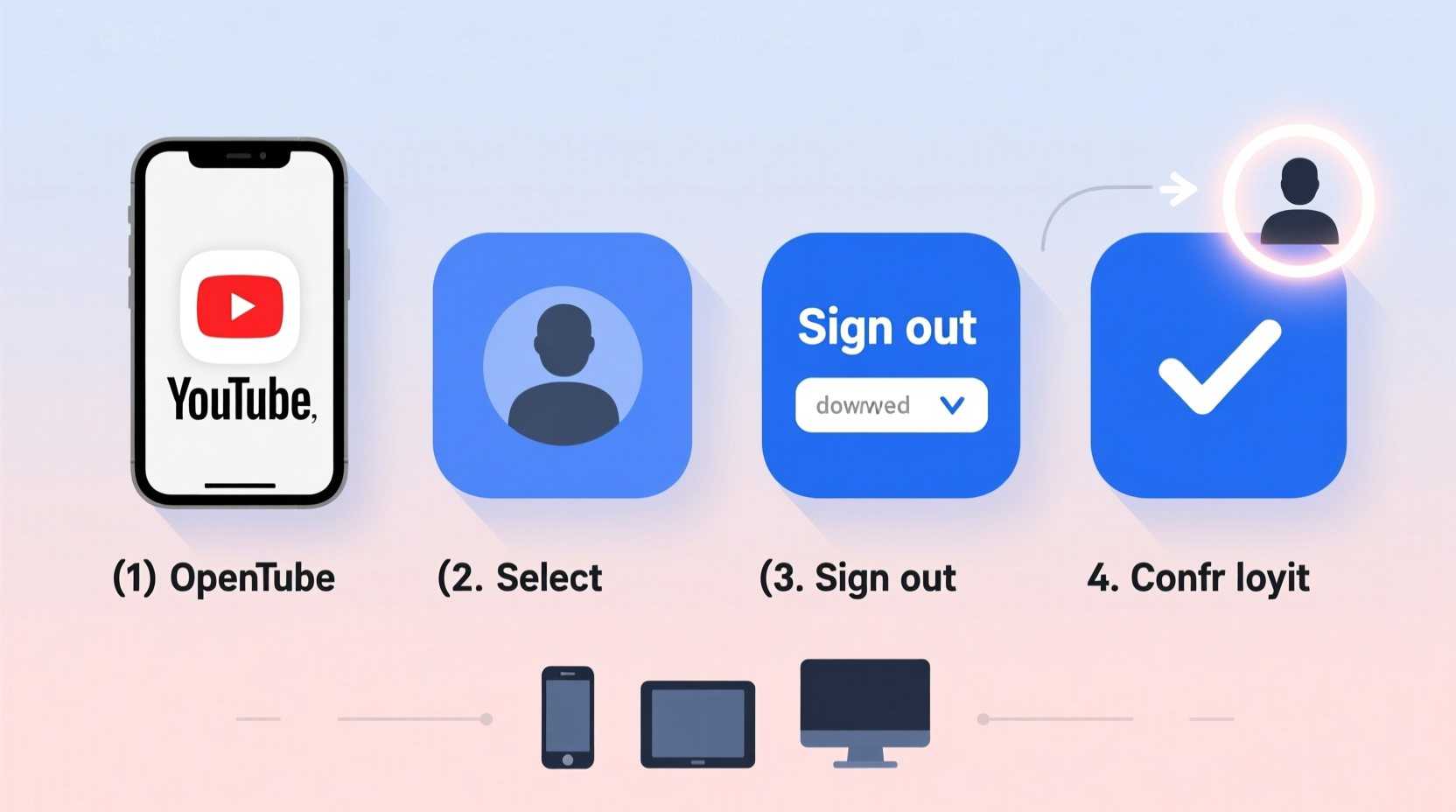 easy steps to log out of the youtube app on any device