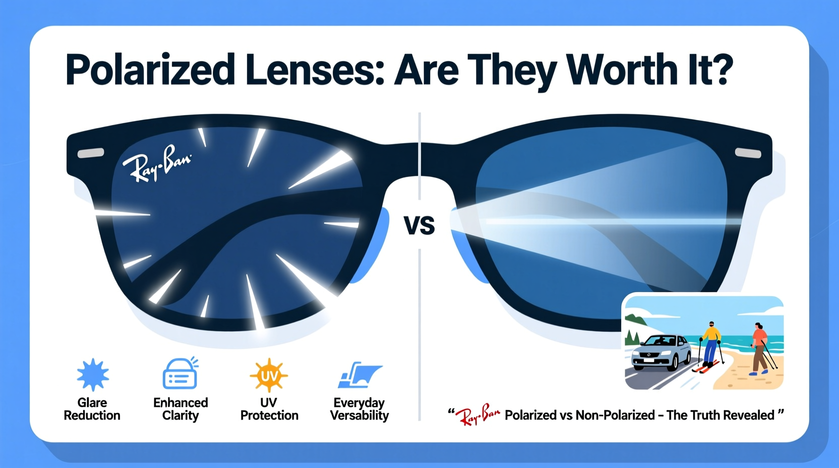 Ray Ban Polarized Vs Non Polarized Are Polarized Lenses  display picture 1