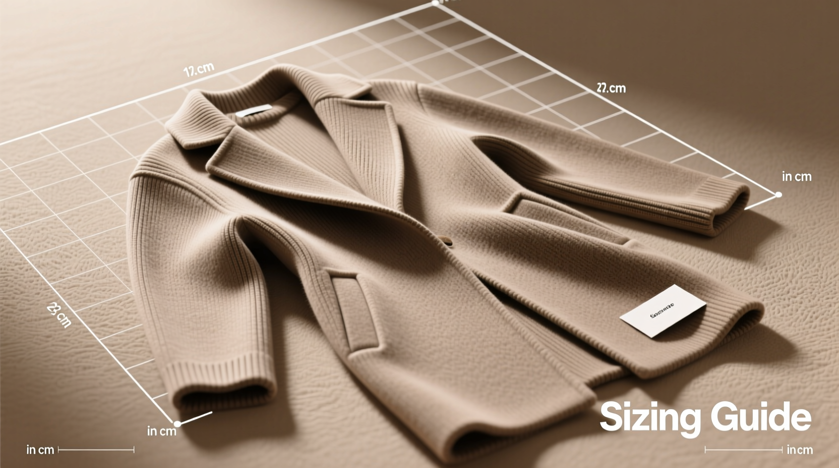 mastering the perfect fit a practical guide to choosing the right size for your knitted sweater coat