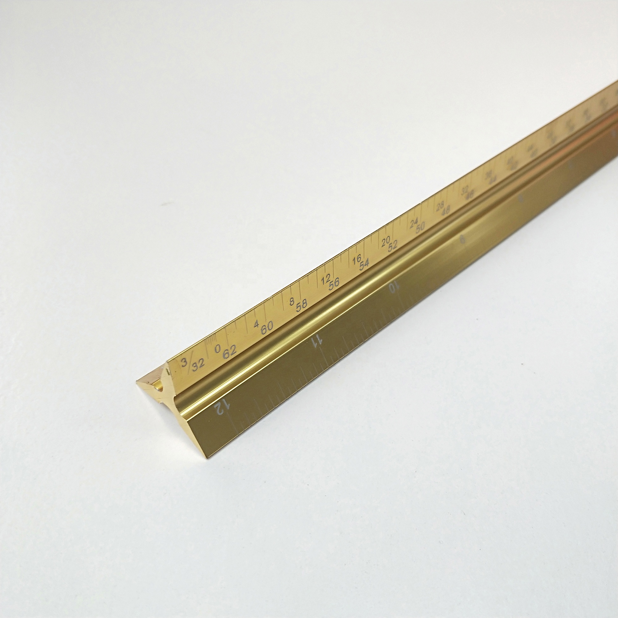 12 英寸激光蚀刻铝建筑师标尺 - buy architect scale ruler,aluminum