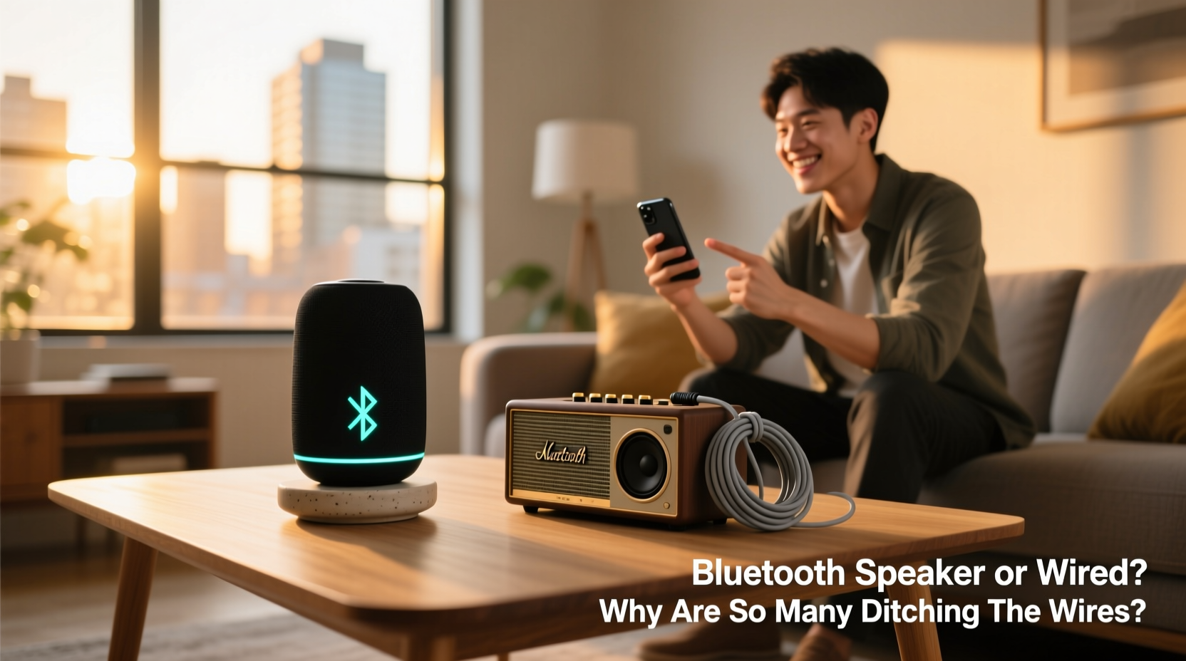 bluetooth speaker or wired why are so many ditching the wires