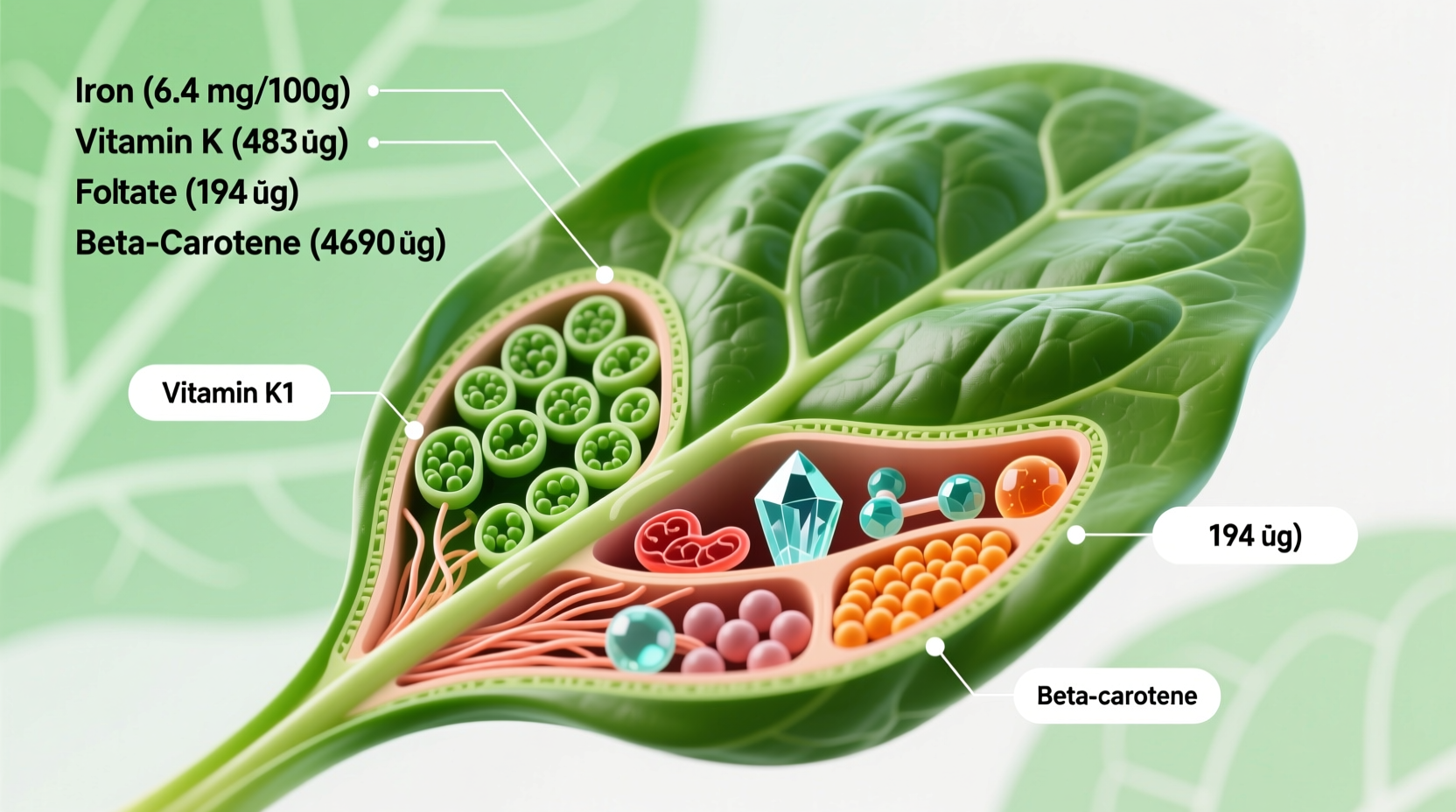 what is in spinach