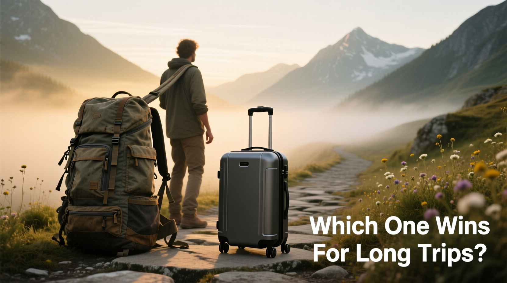 large travel backpack vs rolling suitcase is one actually better for long trips