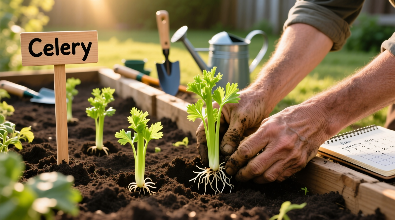 how to plant celery
