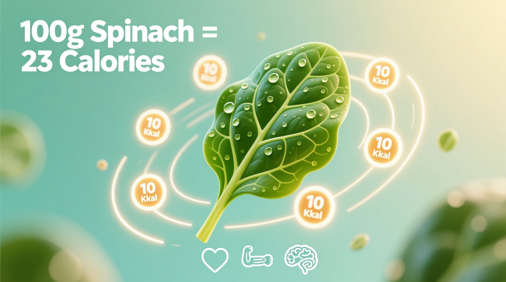 spinach and calories