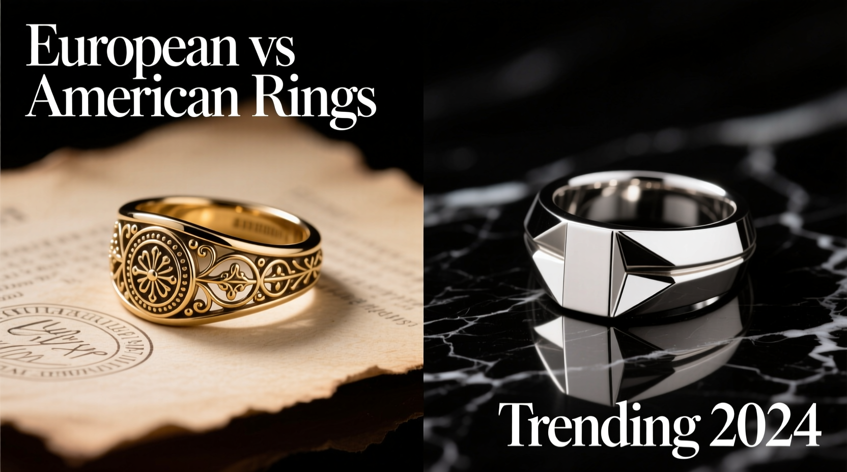 european vs american rings whats the difference and which style is trending now