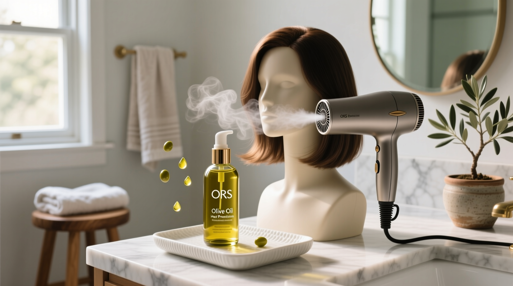 ors olive oil heat protection serum guide