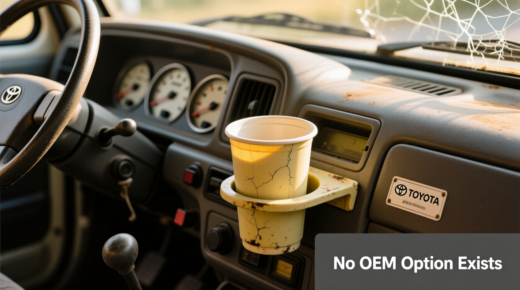 2010 hiace cup holder vs oem