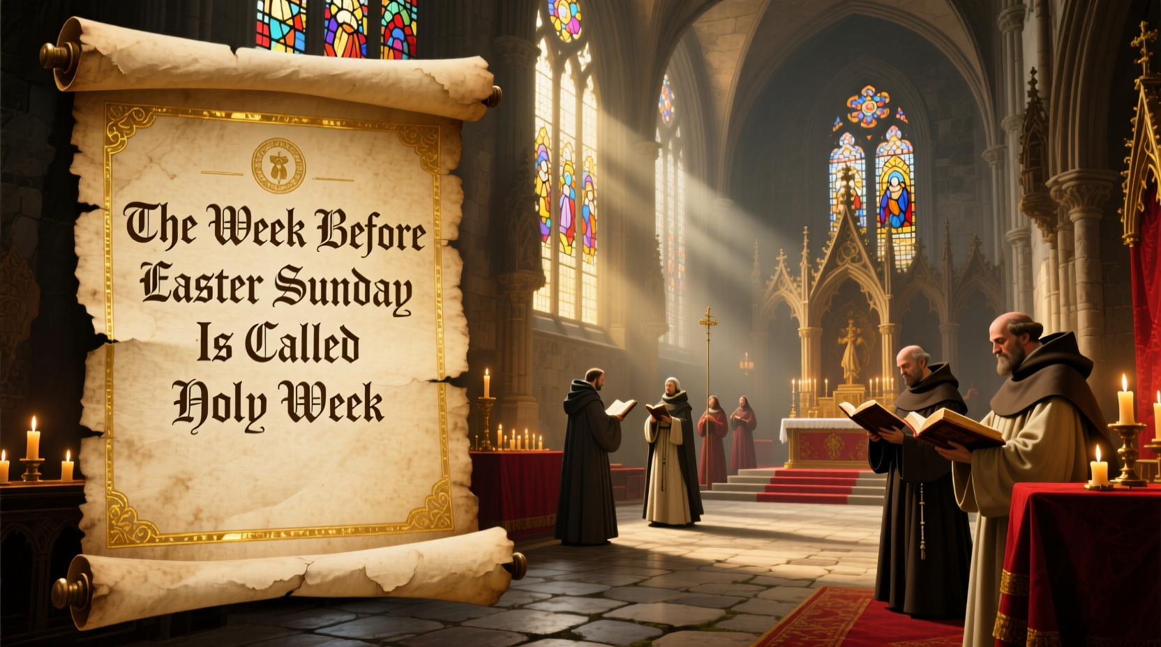 The Week Before Easter Sunday Is Called Holy Week