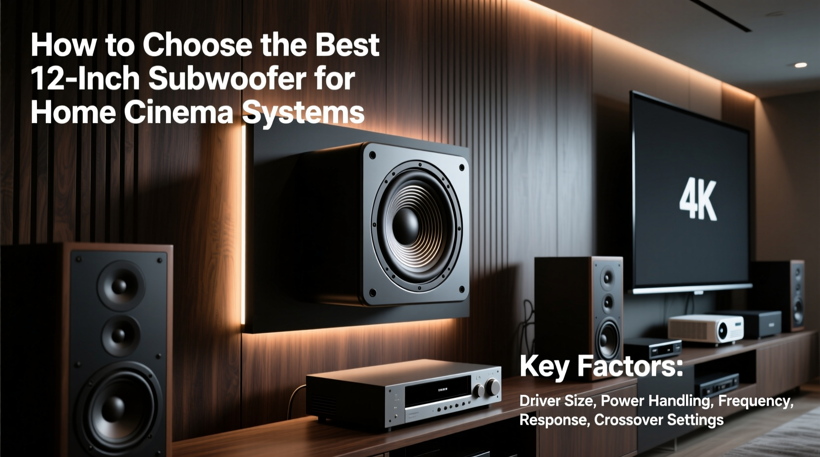 subwoofer 12 inch home cinema