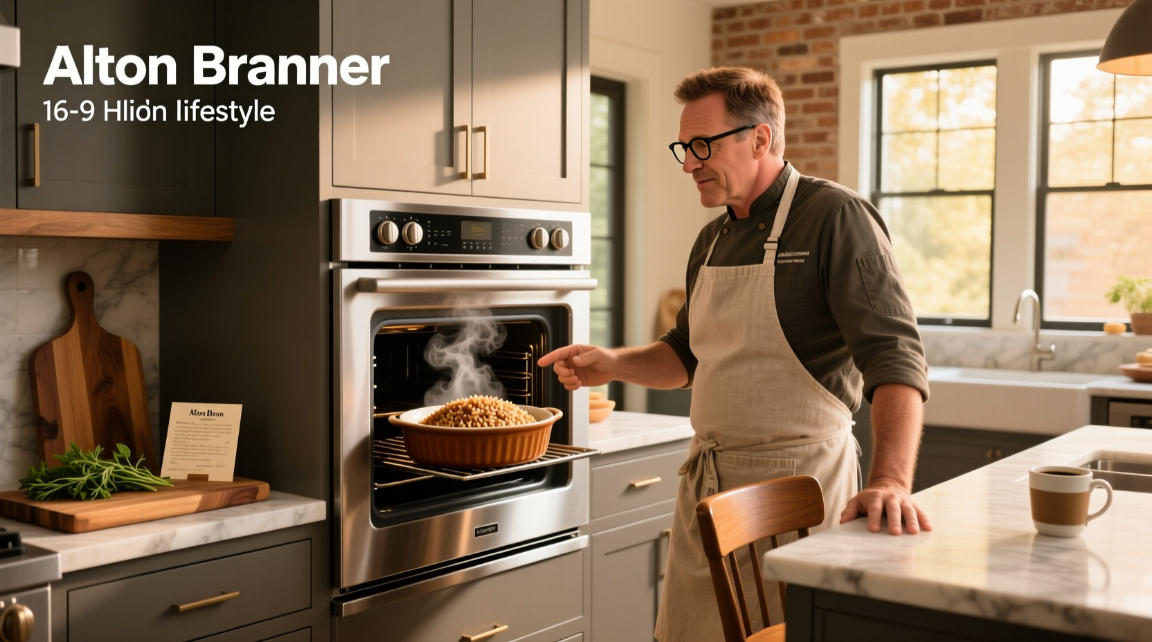 alton brown's baked brown rice method