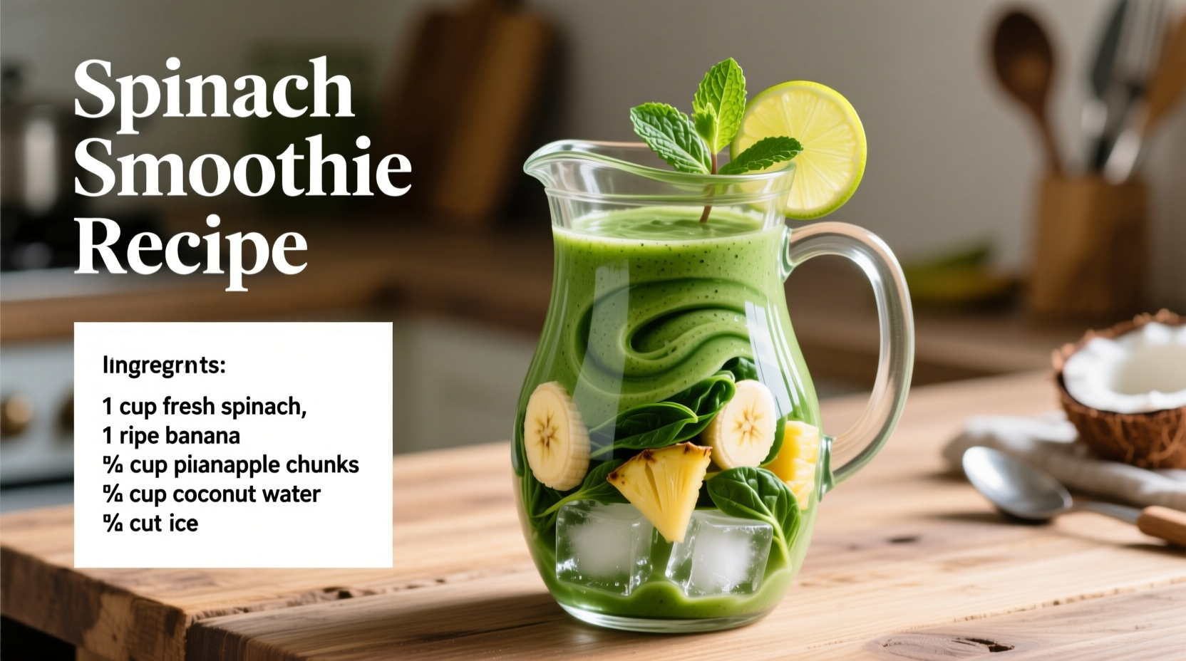 spinach smoothie recipe