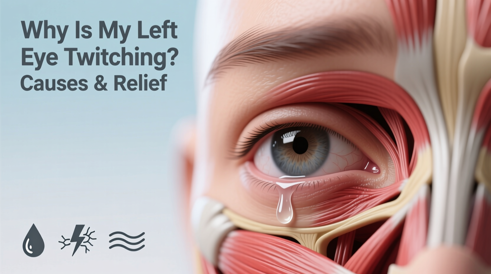 why is my left eye twitching constantly causes relief