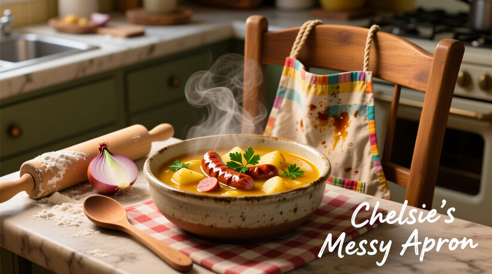 Sausage Potato Soup Recipe from Chelsea's Messy Apron