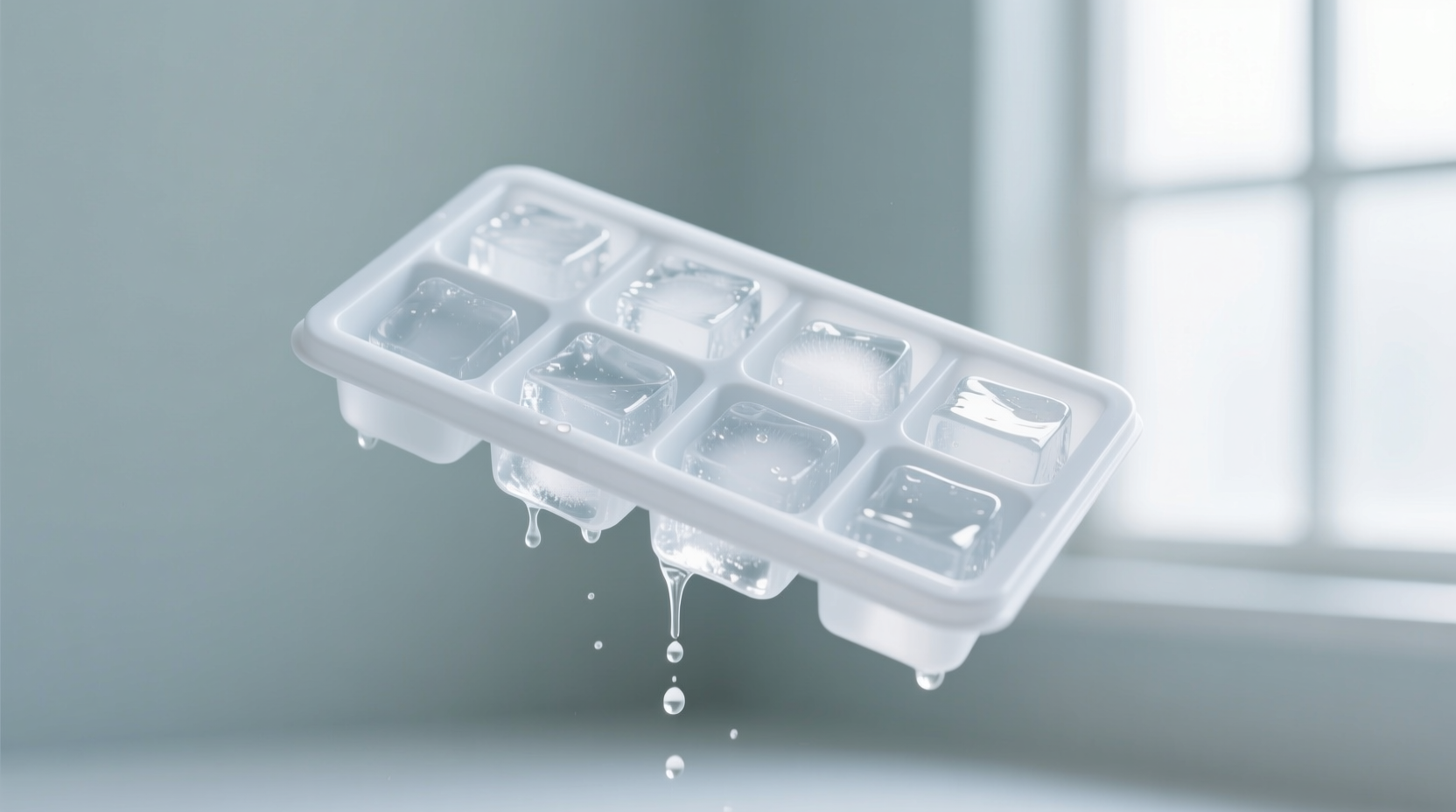 cleaning ice cube trays