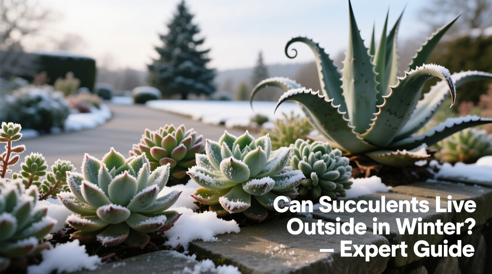 can succulents live outside in winter